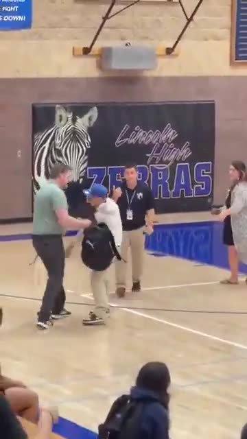 Student attacks teacher & then a Police Officer does this.