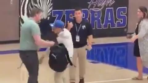 Student attacks teacher & then a Police Officer does this.