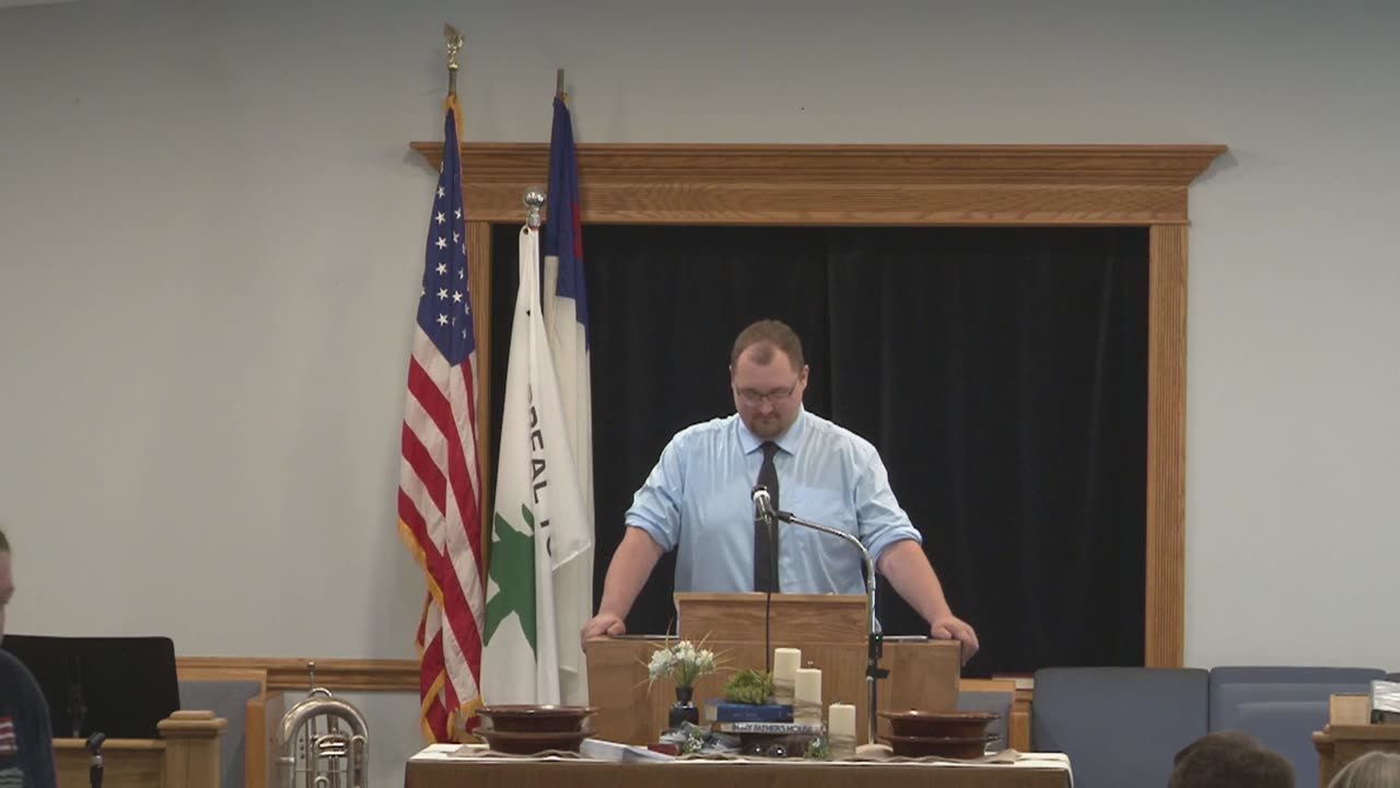 Wednesday Evening. Pastor Troyer; I Would Not Have You be Ignorant: Politics