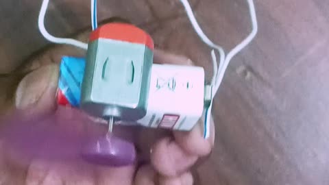 Emergency Fan 🪭 dc motor in home Made