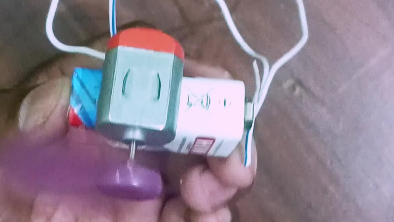 Emergency Fan 🪭 dc motor in home Made