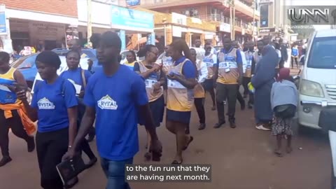 Annual Rotary Fun Run in Jinja, Uganda—supporting the local Cancer Dept.