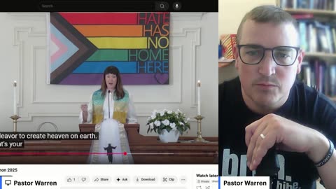 Liberal Pastor says she takes her kids to drag shows! Pride Sermon- First Church of Sterling