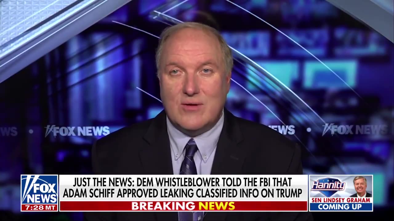 SOLOMON ON HANNITY: Adam Schiff Approved Leaking Classified Info on Trump