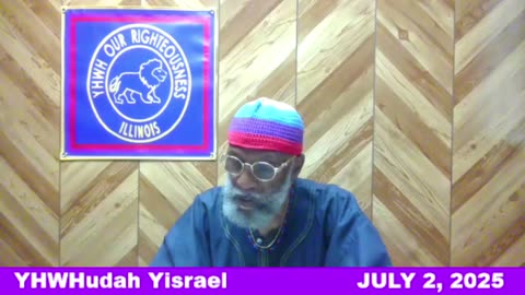 Sabbath with YHWH OUR RIGHTEOUSNESS Chicago [Saturday, July 12, 2025] 10:00 a.m. Central/11:00 a.m. Eastern (Jews are Edomites, descendants of Esau. Jews are not Yisraelites)