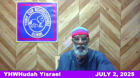Sabbath with YHWH OUR RIGHTEOUSNESS Chicago [Saturday, July 12, 2025] 10:00 a.m. Central/11:00 a.m. Eastern (Jews are Edomites, descendants of Esau. Jews are not Yisraelites)