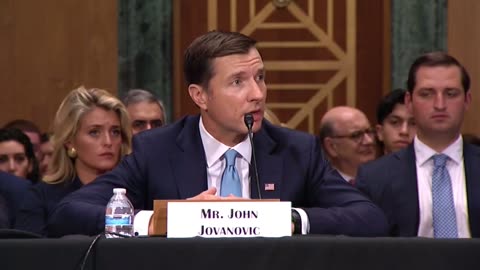 Senator Banks questions Mr. John Jovanovic at Nomination Hearing - Banking Committee 6.12.25