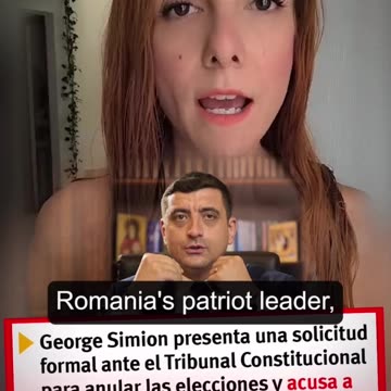 (Rumania) George Simion, solicitud formal ante el Trubunal