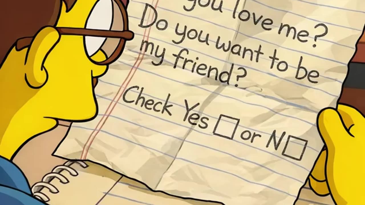 check yes or no sung by homer simpson