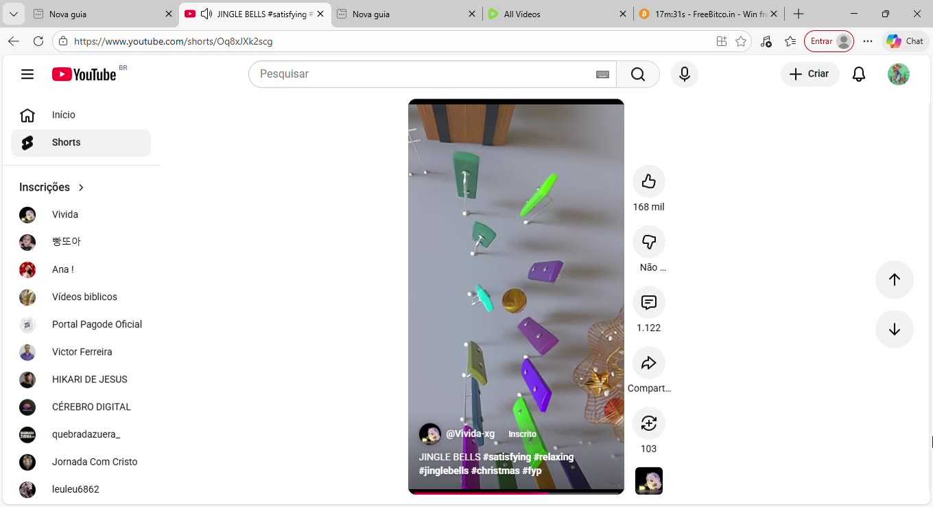 JINGLE BELLS #satisfying #relaxing #jinglebells #christmas