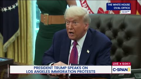 MOMENTS AGO: President Trump Delivers Remarks on LA Protests...