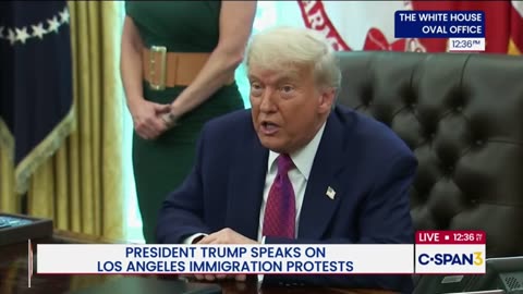 MOMENTS AGO: President Trump Delivers Remarks on LA Protests...