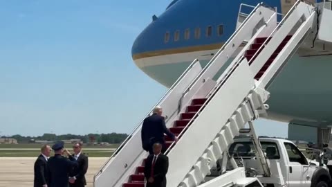 President Donald J. Trump departs for Saudi Arabia