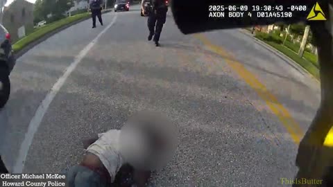 Body-worn video shows Howard County police fatally shoot man with spear