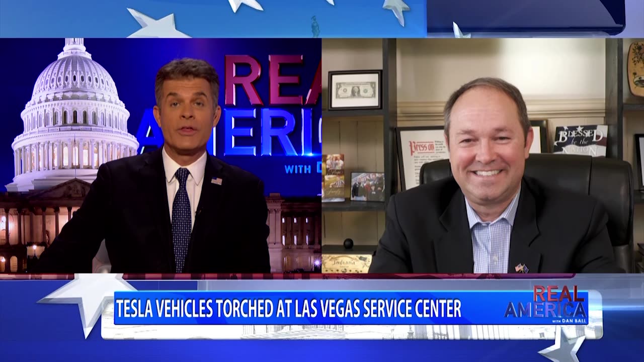REAL AMERICA -- Dan Ball W/ Marlin Stutzman, Pres. Trump Presses Foward With Deportations, 3/18/25