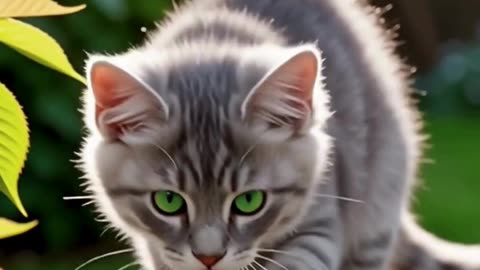 Sweet Flower Kitty Blooming With Cuteness 🌸🐱 #Shorts