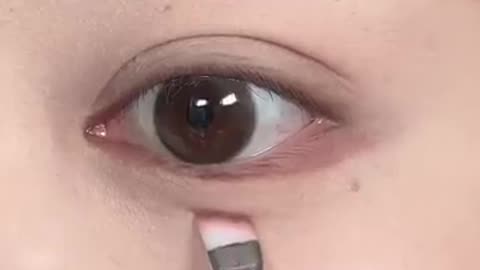 Korean Big eye Tutorial #makeuptutorial
