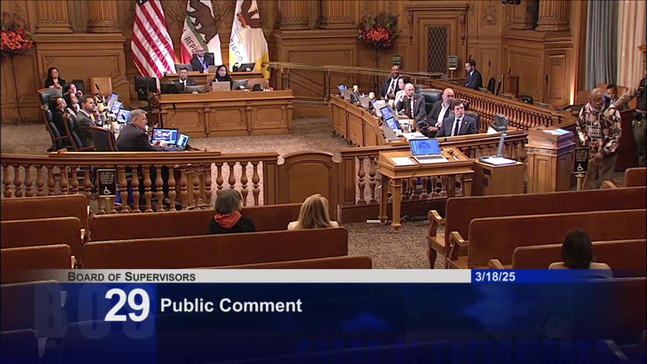 SAN FRANCISCO COUNTY BOARD OF SUPERVISORS 3/18/25: STOP THE SHOT!