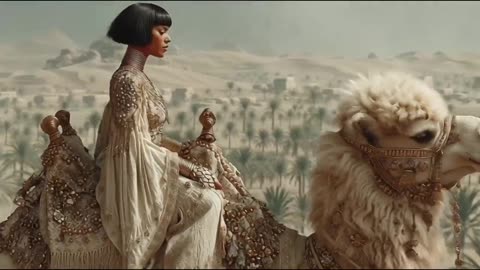 A Cinematic Divine Egypt Queen Ai Short Video