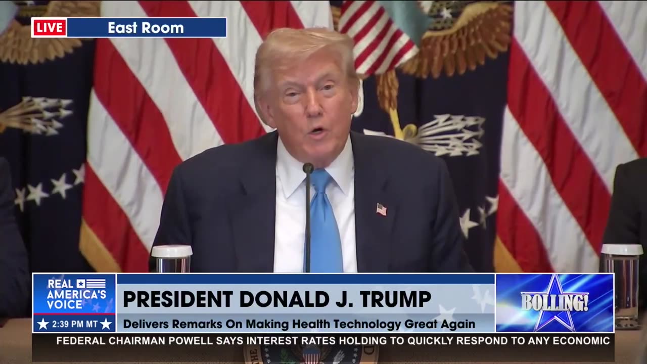 TRUMP COMMENTS ON THE ECONOMY