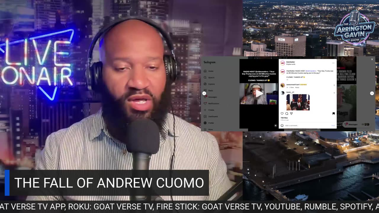 The Arrington Gavin Show "IS ANDREW CUOMO'S POLITICAL CAREER OVER?"