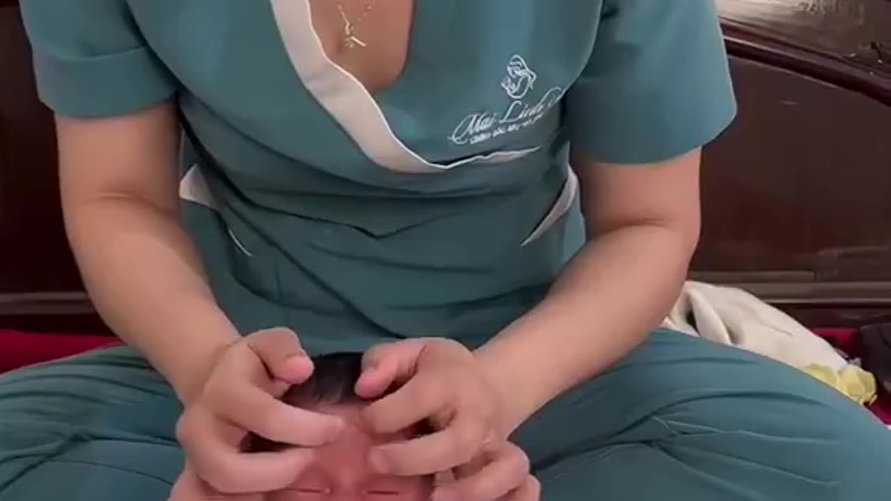 How to put a baby to sleep in 12 seconds. 😂