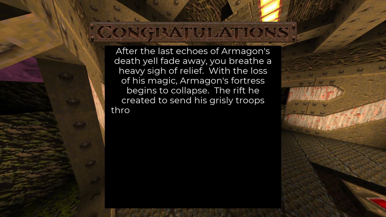 Quake Scourge of Armagon Campaign - Episode 3.6 - Armagon's Lair [NC]