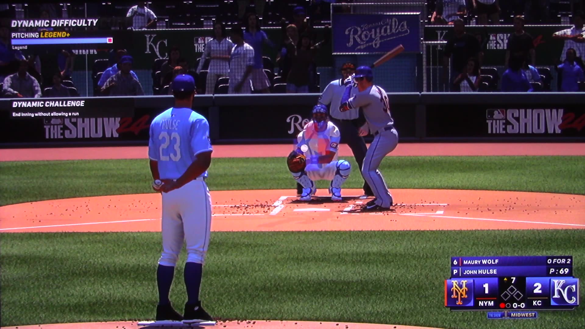 MLB The Show: Kansas City Royals vs New York Mets (S21 G45)