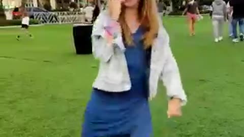 Dancing a trend dance