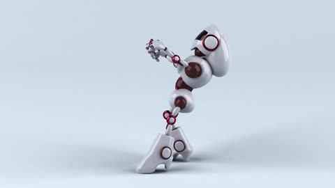Ai Robot is dancing