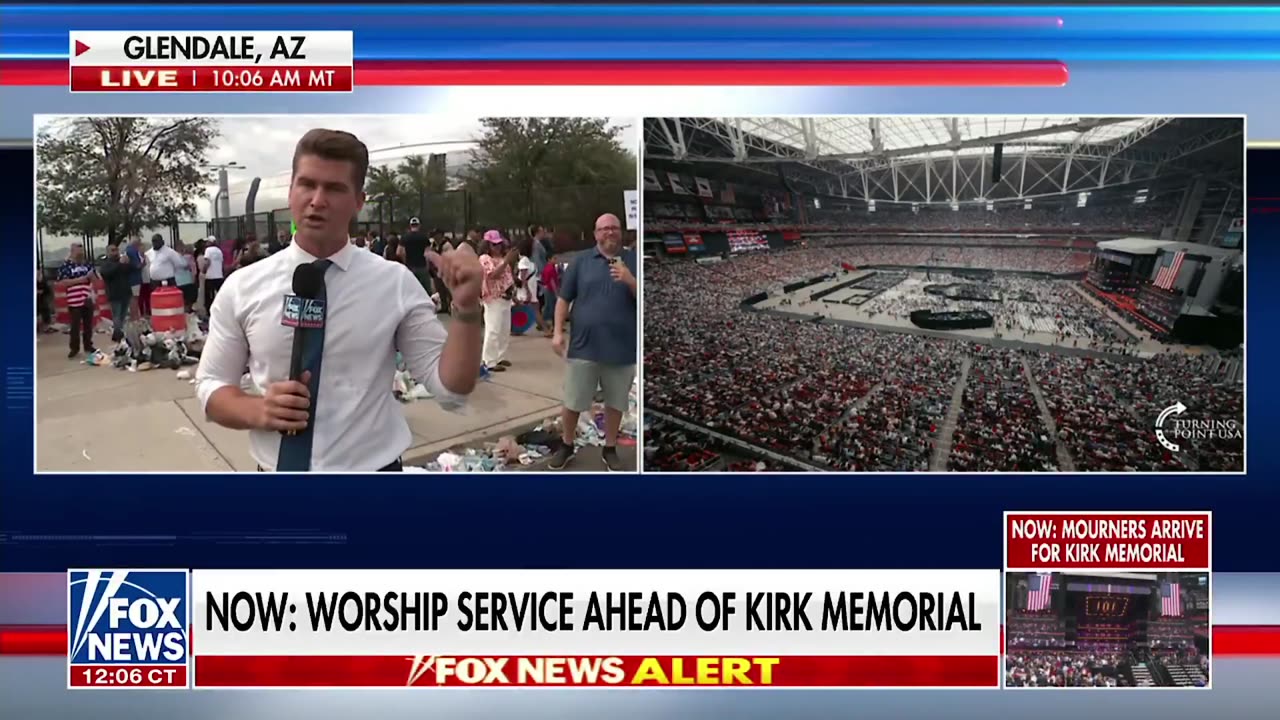 BREAKING: State Farm Stadium is at capacity — 63,400 — with thousands more