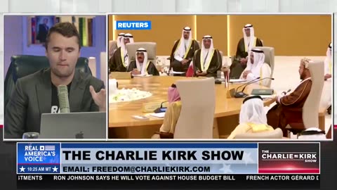 PRESIDENT TRUMP, FIRST US PRESIDENT EVER TO VISIT QATAR