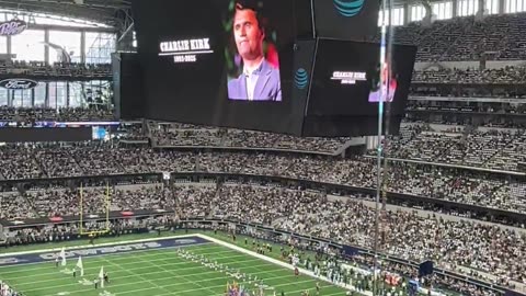 Charlie Kirk honored at Dallas Cowboys game