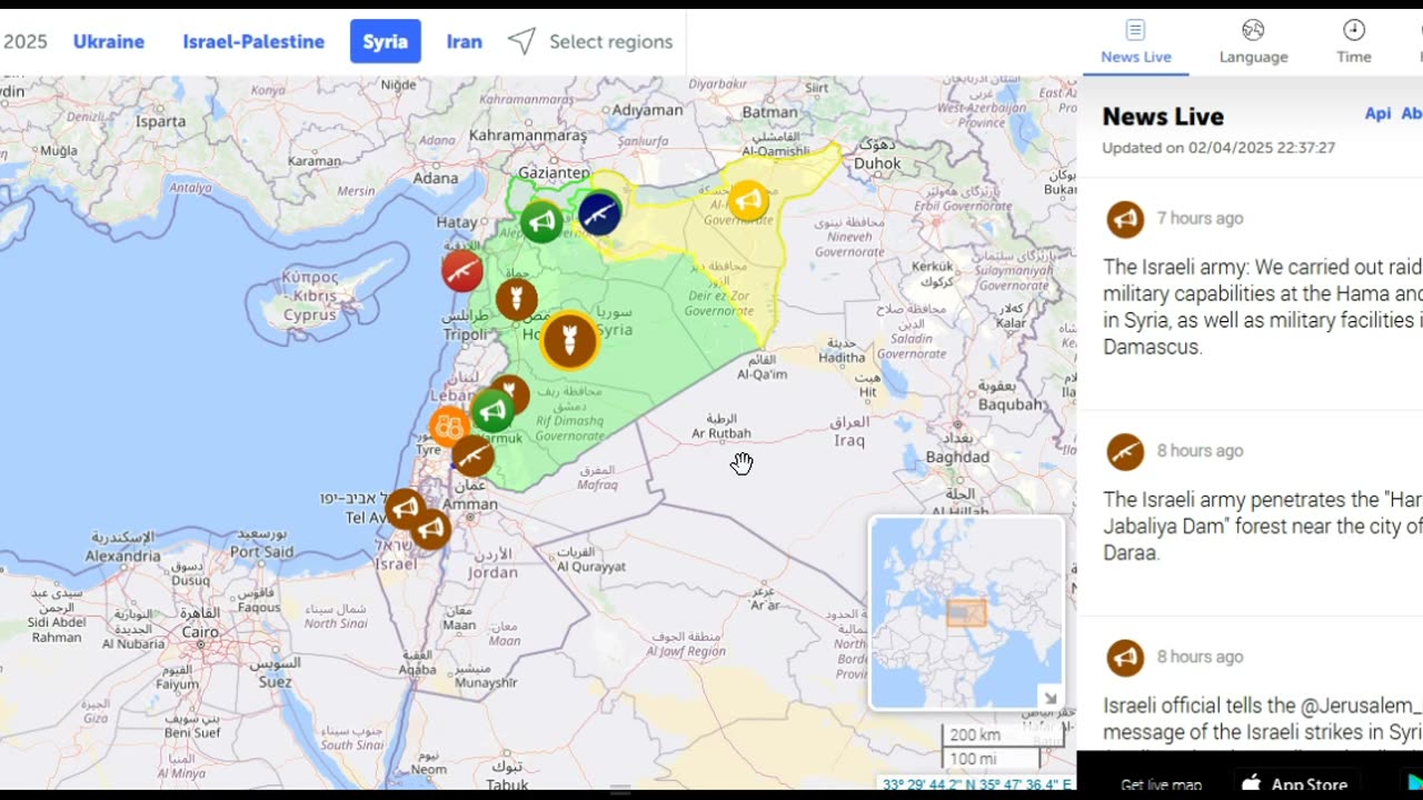 Israel starts major expansion into Syria & warning Turkey by attacking bases Turkey wants to control