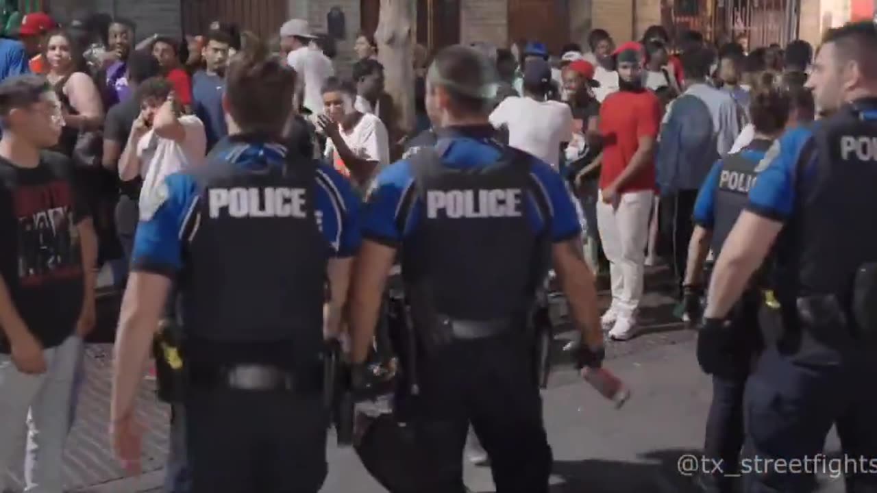 Held His Own: Man Wins 5v1 Fight on 6th Street Austin – Crowd Erupts in Ovation!