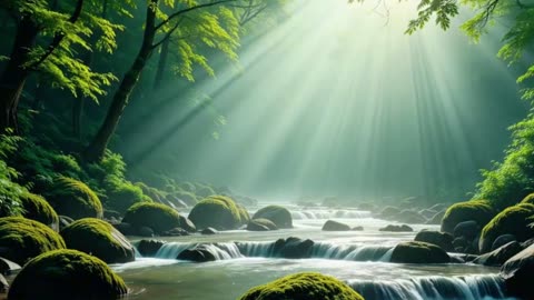 Soothing River Sounds for Deep Sleep & Meditation – Relaxing Water Flow