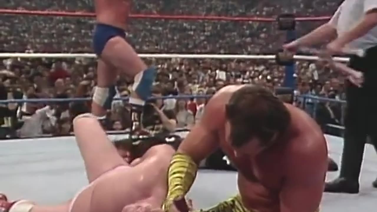 Brutus beefcake shaves Adrian adonis