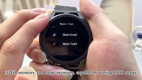 TWS Earphone Smart Watch Bluetooth Call Sports Music Sound Recording Headset NFC