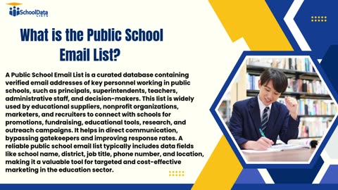 Why Should You Buy Our Public School Mailing List?