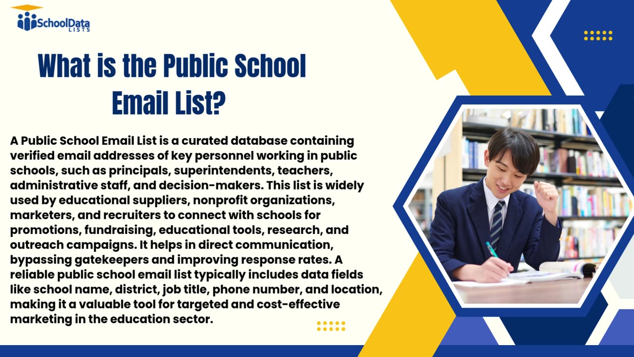 Why Should You Buy Our Public School Mailing List?