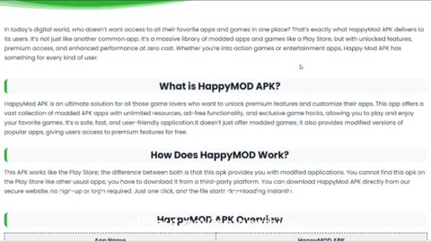 Happymod APK- gaming Hub