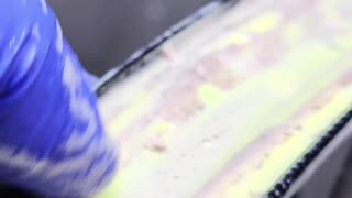 How to remove dried sealant from a bicycle wheel rim