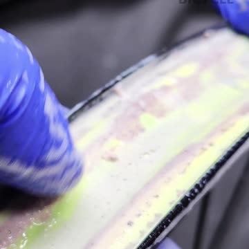 How to remove dried sealant from a bicycle wheel rim