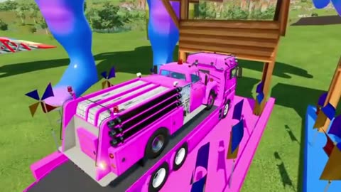 Trucking Madness: Transporting Emergency Vehicles – Farming Simulator