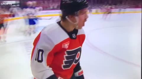 Flyers RW #10 Bobby Brink 🥅(8)🏒Wrist-Shot Goal