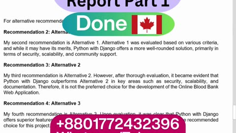 Student Work (report) | CST8333 Assignment 2 part 1 report |Source Code Demo & Tech Report | Canada