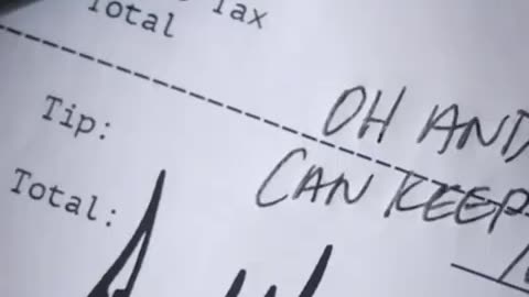 The White House receipt