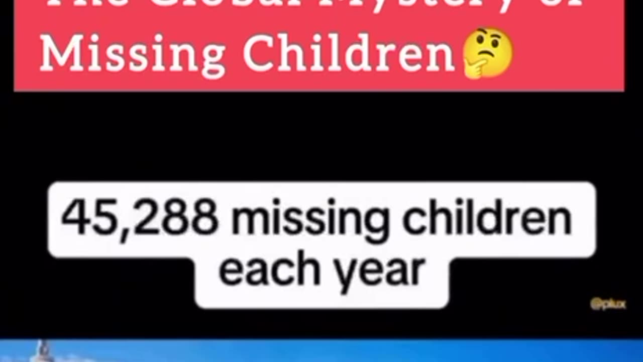 8 Million Missing Children Worldwide EVERY Year!!!