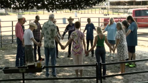 Skipper Calder & Cowboy-up Ministry bring horse training with a message at 11am.