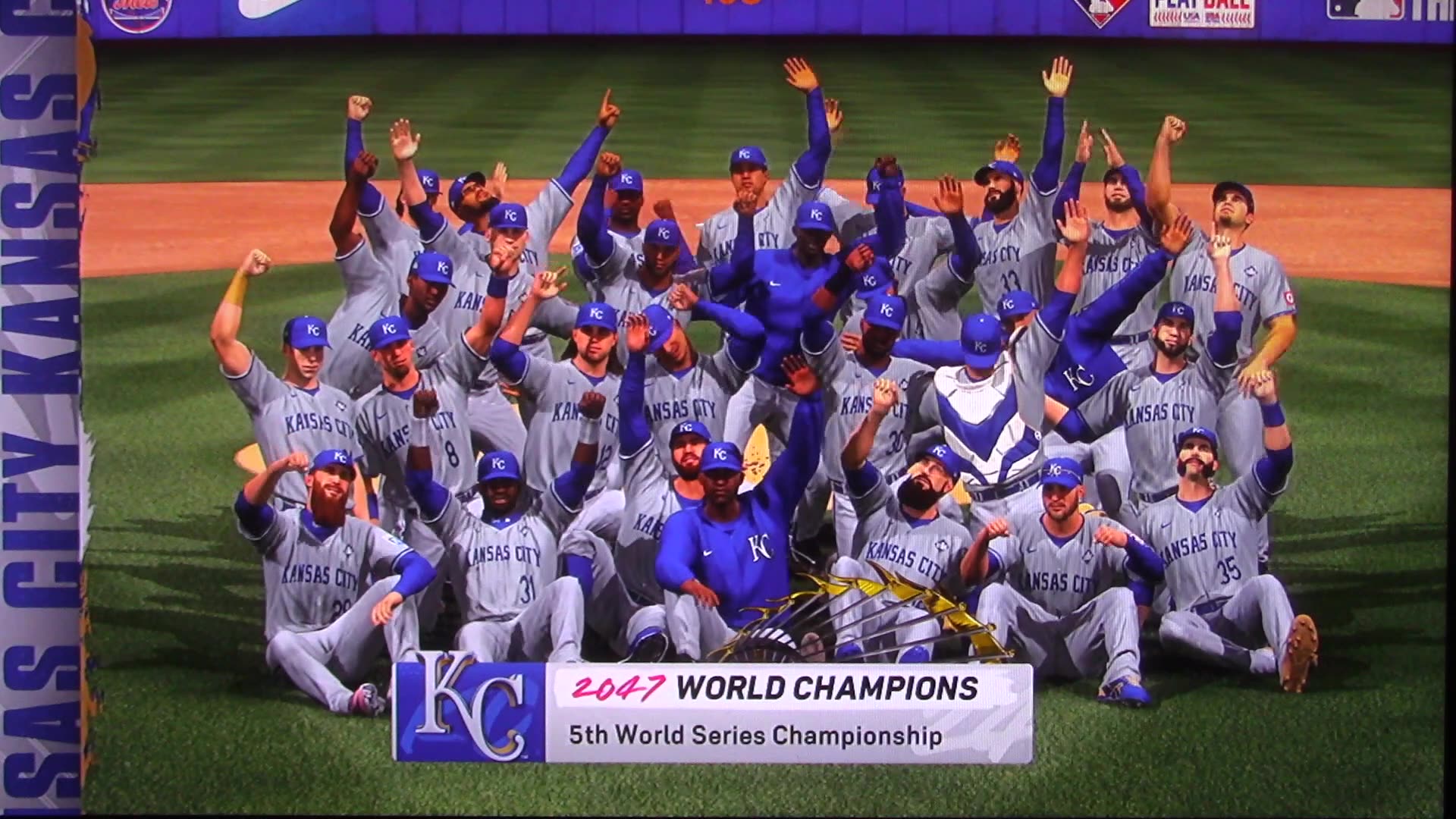 MLB The Show: Kansas City Royals vs New York Mets (S22 World Series G5)